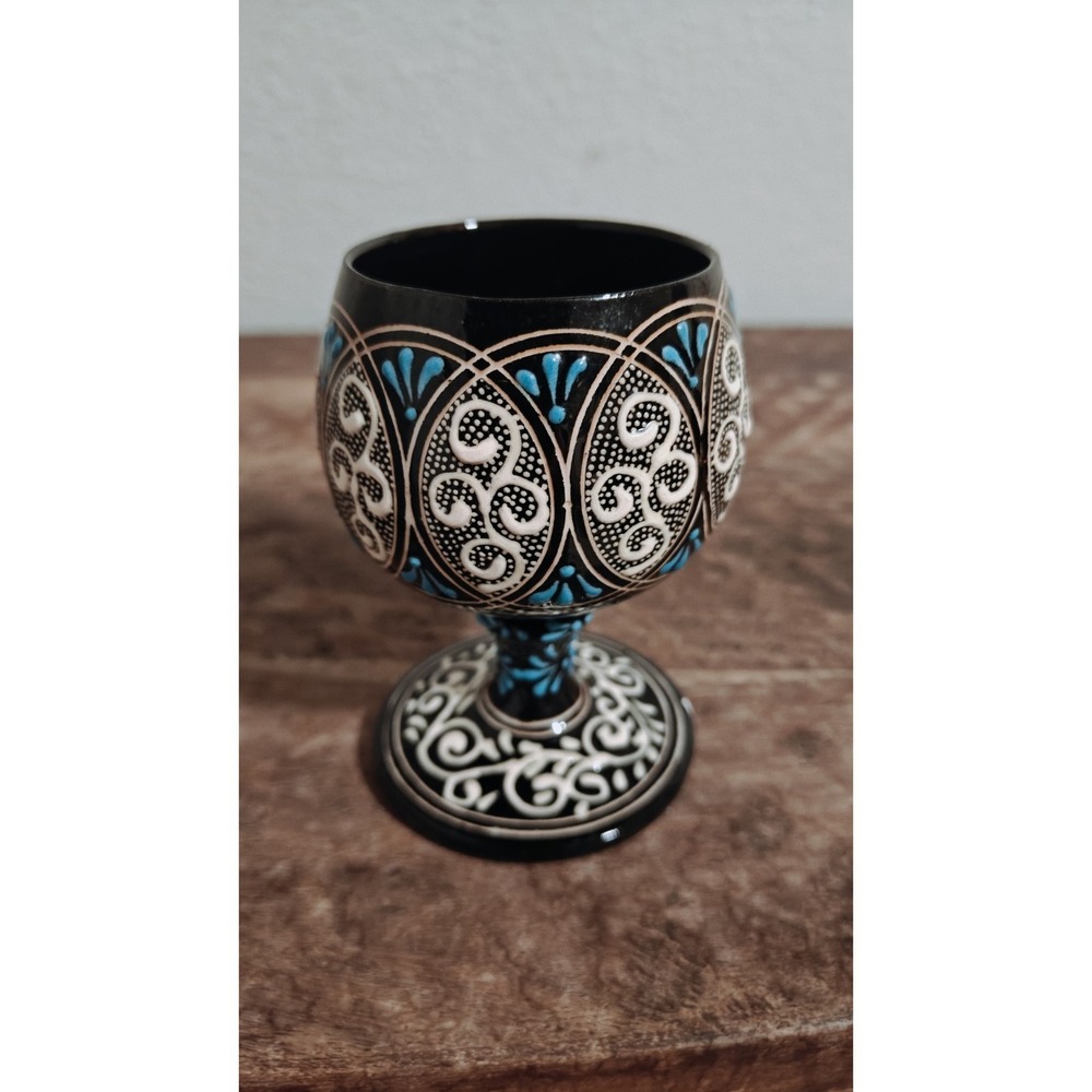 Vintage‎ Turkish Hitti Style Goblet Signed